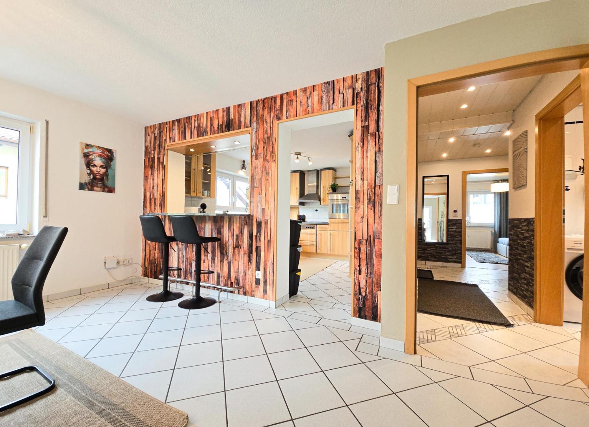 Star-apartment - Calm, Spacious & Garden, 120m2 Apartment Nussloch